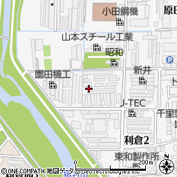 大阪府豊中市利倉2丁目周辺の地図