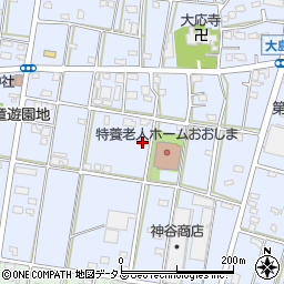 静岡県浜松市中央区大島町866周辺の地図