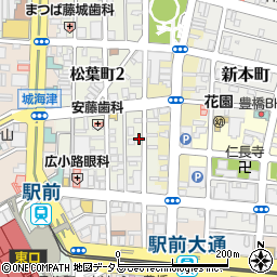 愛知県豊橋市松葉町1丁目78周辺の地図