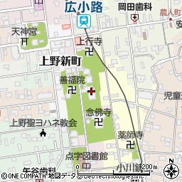 萬福寺周辺の地図