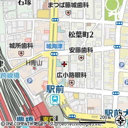 愛知県豊橋市松葉町1丁目7周辺の地図