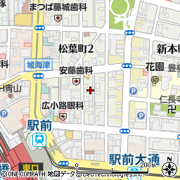 愛知県豊橋市松葉町1丁目56周辺の地図