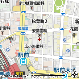 愛知県豊橋市松葉町1丁目35周辺の地図