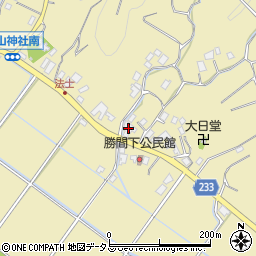 静岡県牧之原市勝間748-1周辺の地図