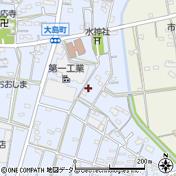 静岡県浜松市中央区大島町96周辺の地図