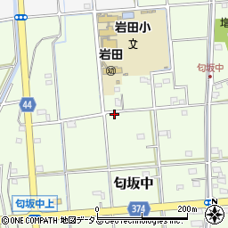静岡県磐田市匂坂中940周辺の地図