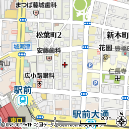 愛知県豊橋市松葉町1丁目66周辺の地図