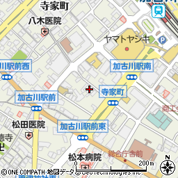 創味加古川店周辺の地図