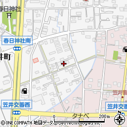 静岡県浜松市中央区笠井町1443周辺の地図