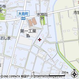 静岡県浜松市中央区大島町93周辺の地図