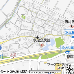 兵庫県加古川市野口町水足1201-1周辺の地図