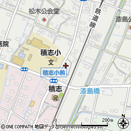 静岡県浜松市中央区積志町1486周辺の地図