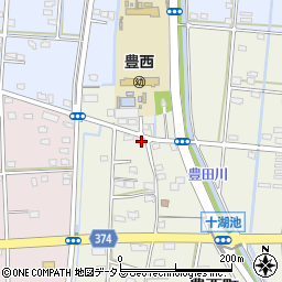 静岡県浜松市中央区豊西町1847周辺の地図