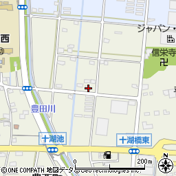 静岡県浜松市中央区豊西町1007周辺の地図