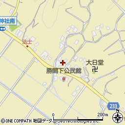 静岡県牧之原市勝間746周辺の地図