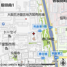 有限会社バラ園植物場　大阪営業所周辺の地図