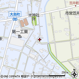 静岡県浜松市中央区大島町79周辺の地図