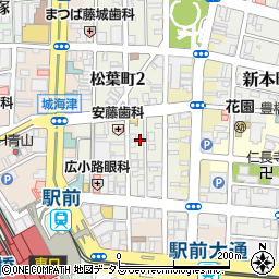 愛知県豊橋市松葉町1丁目55周辺の地図