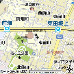 愛知県豊橋市前畑町114周辺の地図