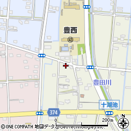 静岡県浜松市中央区豊西町1841周辺の地図