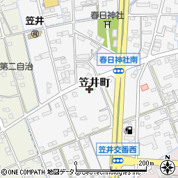 静岡県浜松市中央区笠井町1519周辺の地図