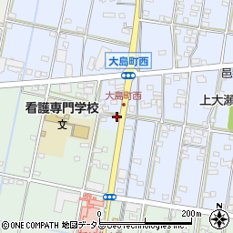 静岡県浜松市中央区大島町1526周辺の地図