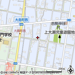 静岡県浜松市中央区大島町1387周辺の地図