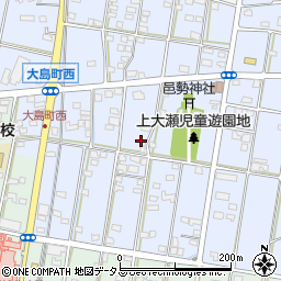 静岡県浜松市中央区大島町1325周辺の地図