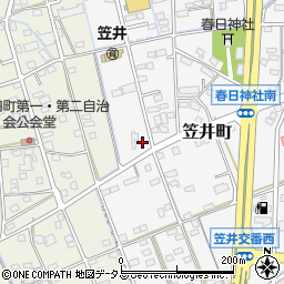 静岡県浜松市中央区笠井町1300周辺の地図