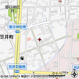 静岡県浜松市中央区笠井町1448周辺の地図