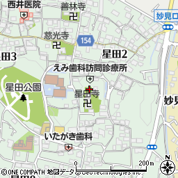 星田神社周辺の地図