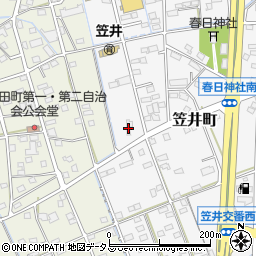 静岡県浜松市中央区笠井町1299周辺の地図