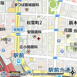 愛知県豊橋市松葉町1丁目52周辺の地図