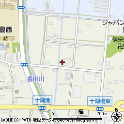 静岡県浜松市中央区豊西町1005周辺の地図