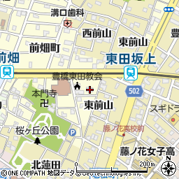 愛知県豊橋市前畑町106周辺の地図
