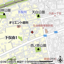 下俣公会堂周辺の地図
