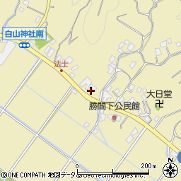 静岡県牧之原市勝間709周辺の地図