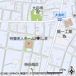 静岡県浜松市中央区大島町893周辺の地図