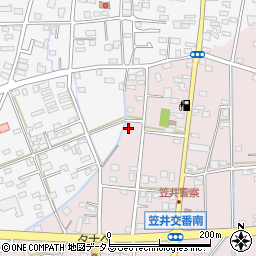 静岡県浜松市中央区恒武町393周辺の地図