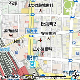 愛知県豊橋市松葉町1丁目6周辺の地図