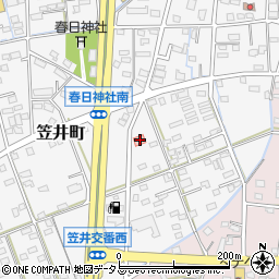 静岡県浜松市中央区笠井町1461周辺の地図