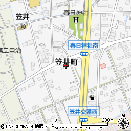 静岡県浜松市中央区笠井町1518周辺の地図