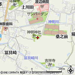 愛知県美浜町（知多郡）野間（神明）周辺の地図