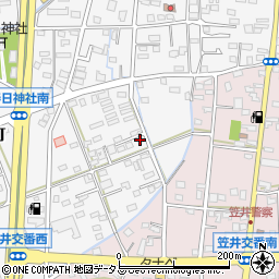 静岡県浜松市中央区笠井町1445周辺の地図