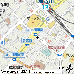 加古川停車場線周辺の地図