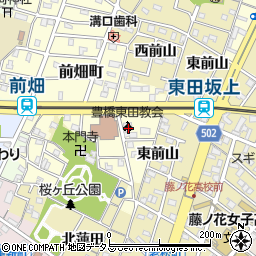 愛知県豊橋市前畑町112周辺の地図