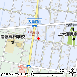静岡県浜松市中央区大島町1429周辺の地図