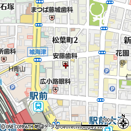 愛知県豊橋市松葉町1丁目32周辺の地図