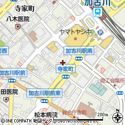 タイムズ加古川駅前第３駐車場周辺の地図
