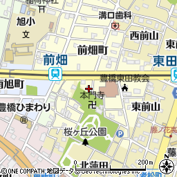 愛知県豊橋市前畑町123周辺の地図